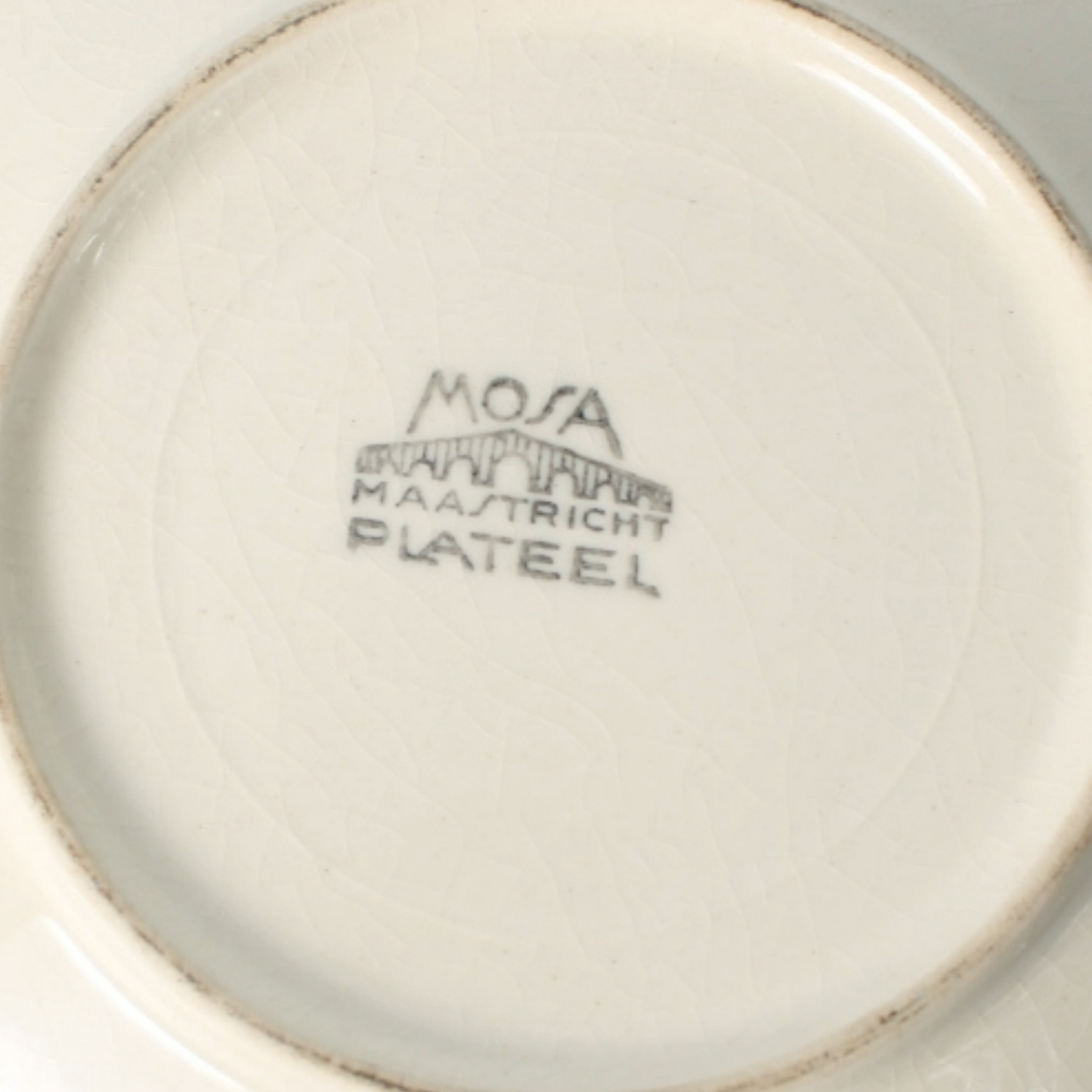 Vintage Mosa Maastricht Plateel Coffee/Tea Set, 11 Cups, 11 Saucers, 1930