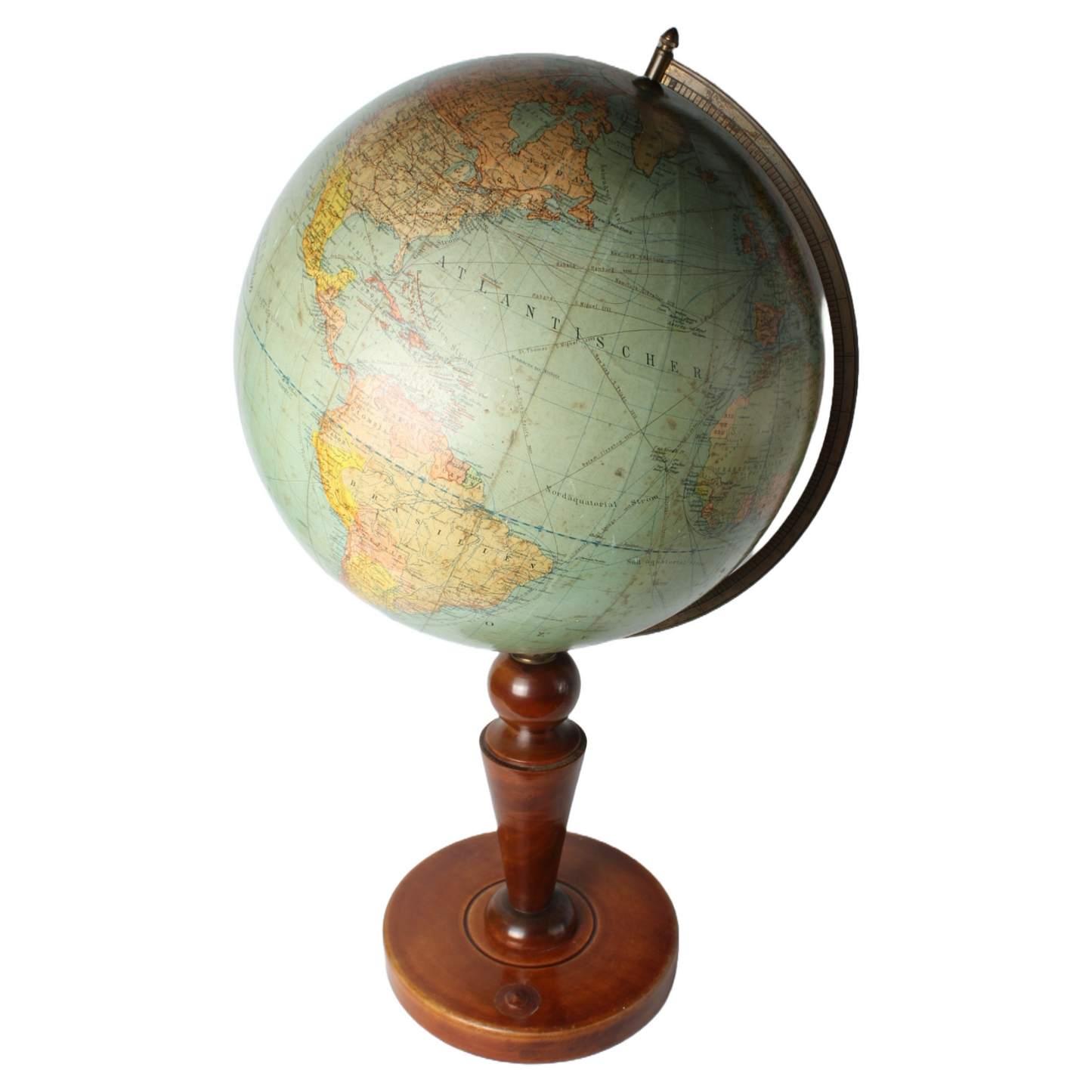 Antique German Globe ca. 1924 | Kartographisches Institut Dietrich Reimer Berlin