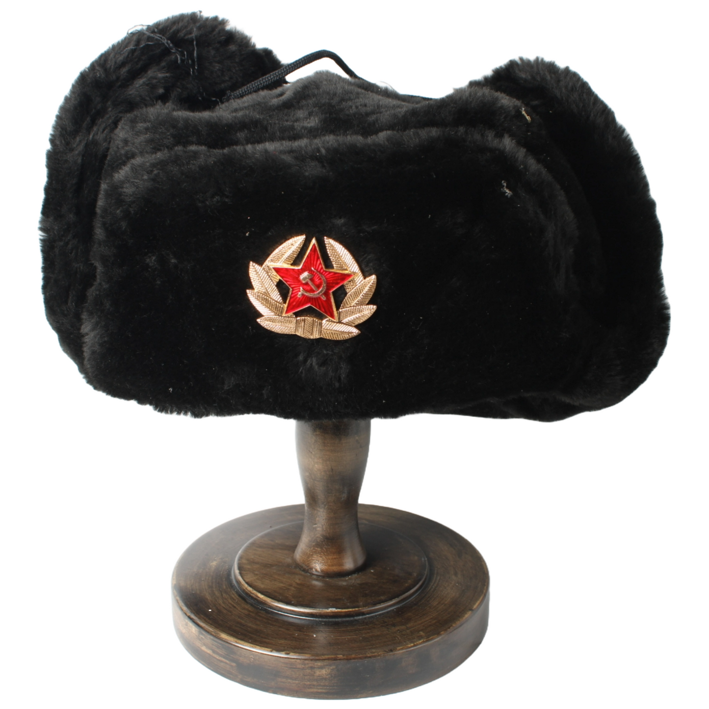 Authentic Soviet Ushanka Winter Hat Size 58 – Vintage Russian Army Fur Hat with