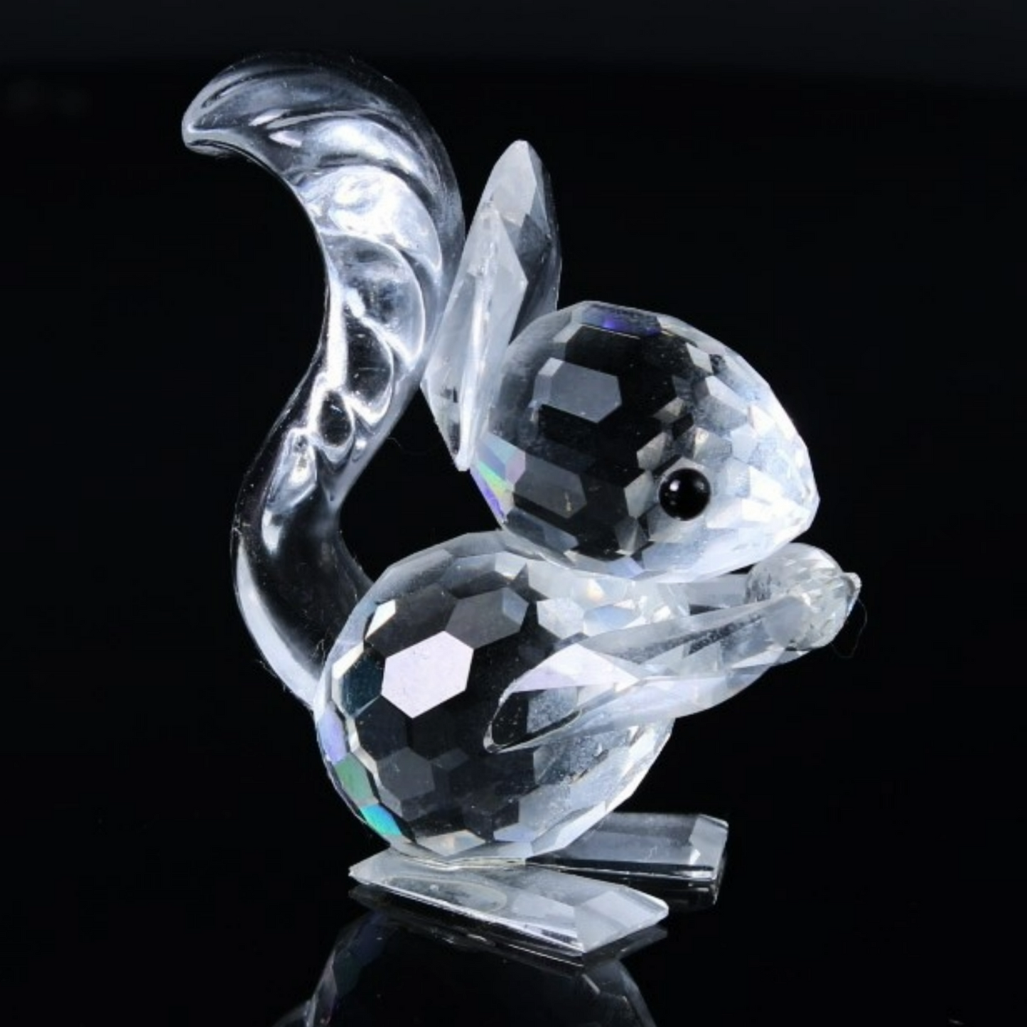 Swarovski Squirrel with Nut - Beautiful Crystal Figurine from Austria