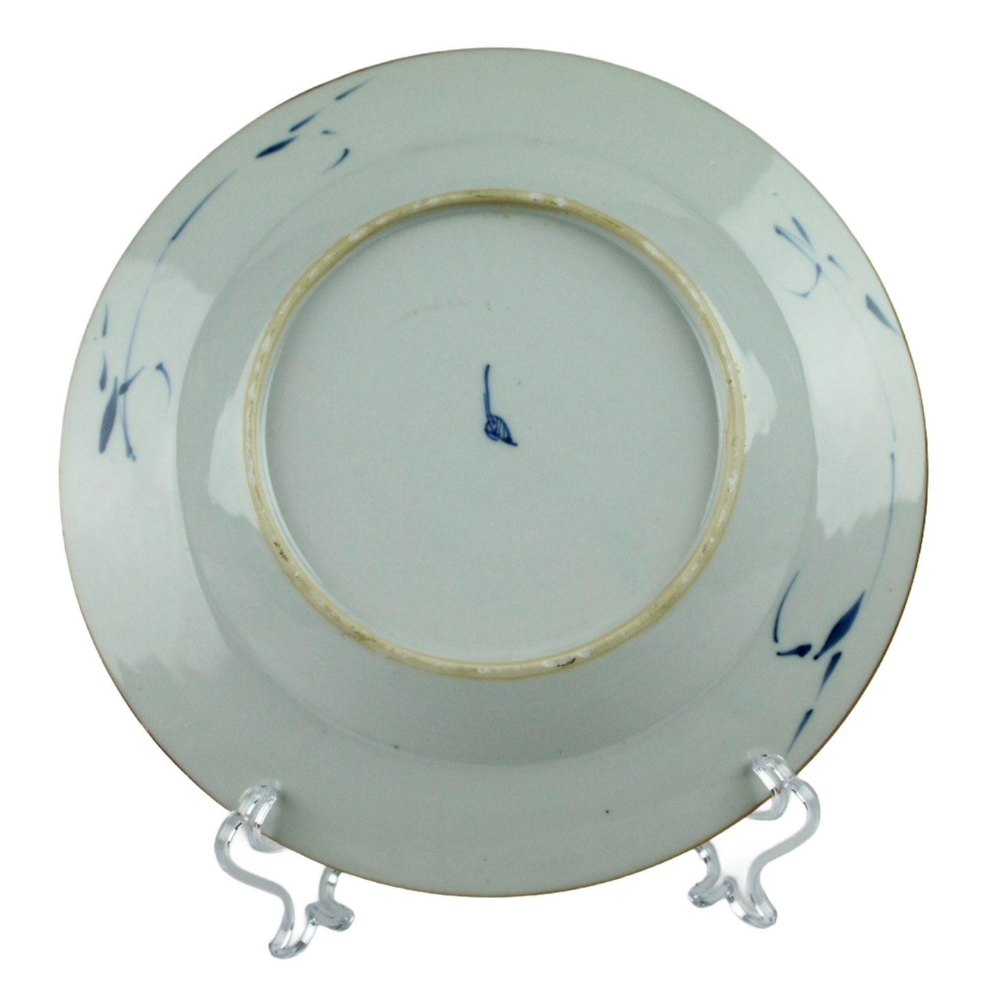 Set of 2 Chinese Blue & White Porcelain Plates – Export Ware (ca. 1880–1920)