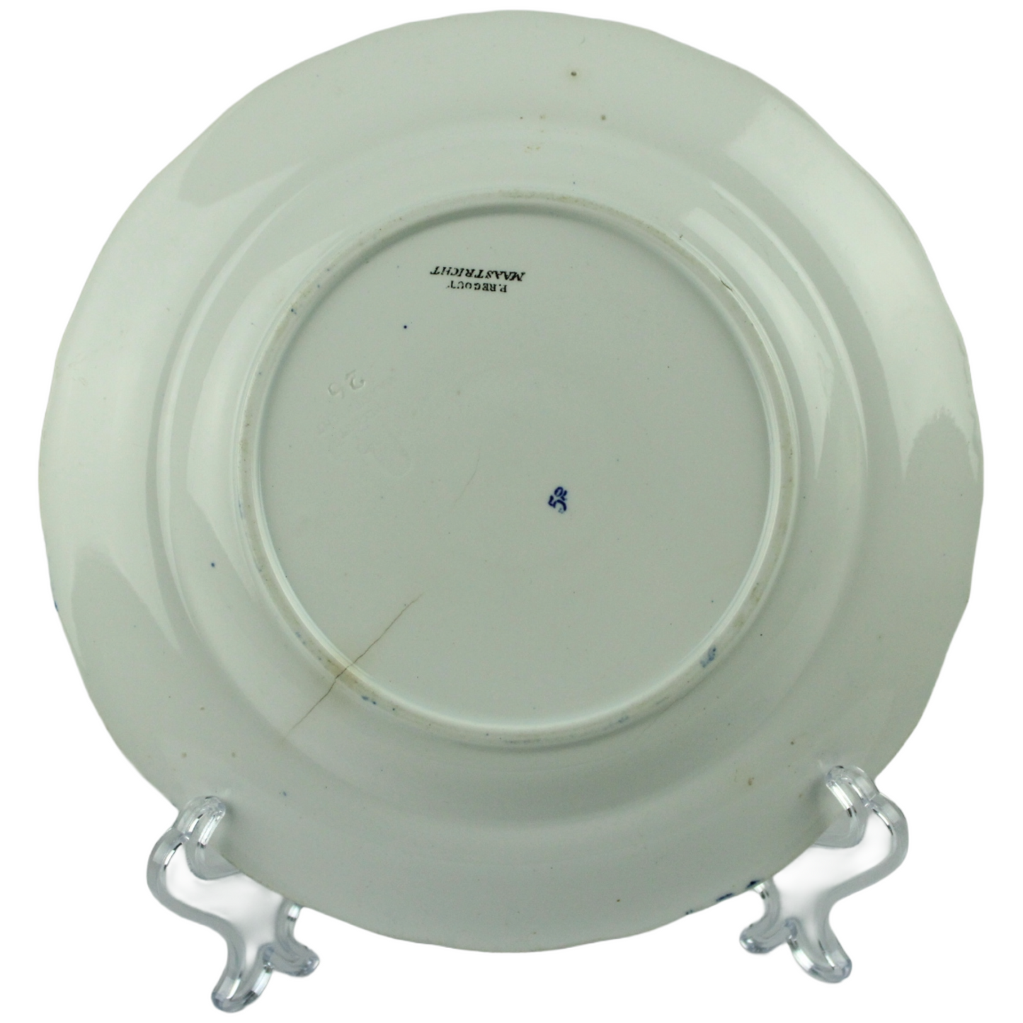 Antique Dutch Wall Plate “Lievelingen” – Petrus Regout Maastricht (ca. 1880–1910)