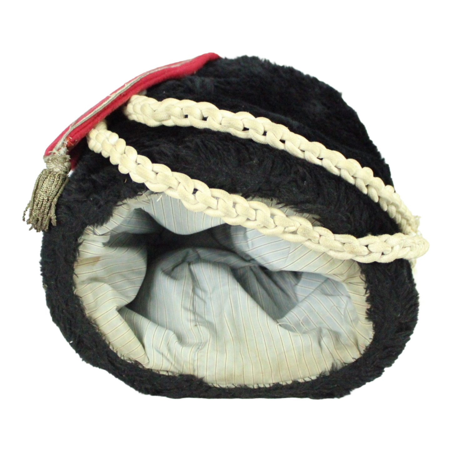 Antique Military Fur Busby / Hussar Parade Cap (c. 1880–1920)