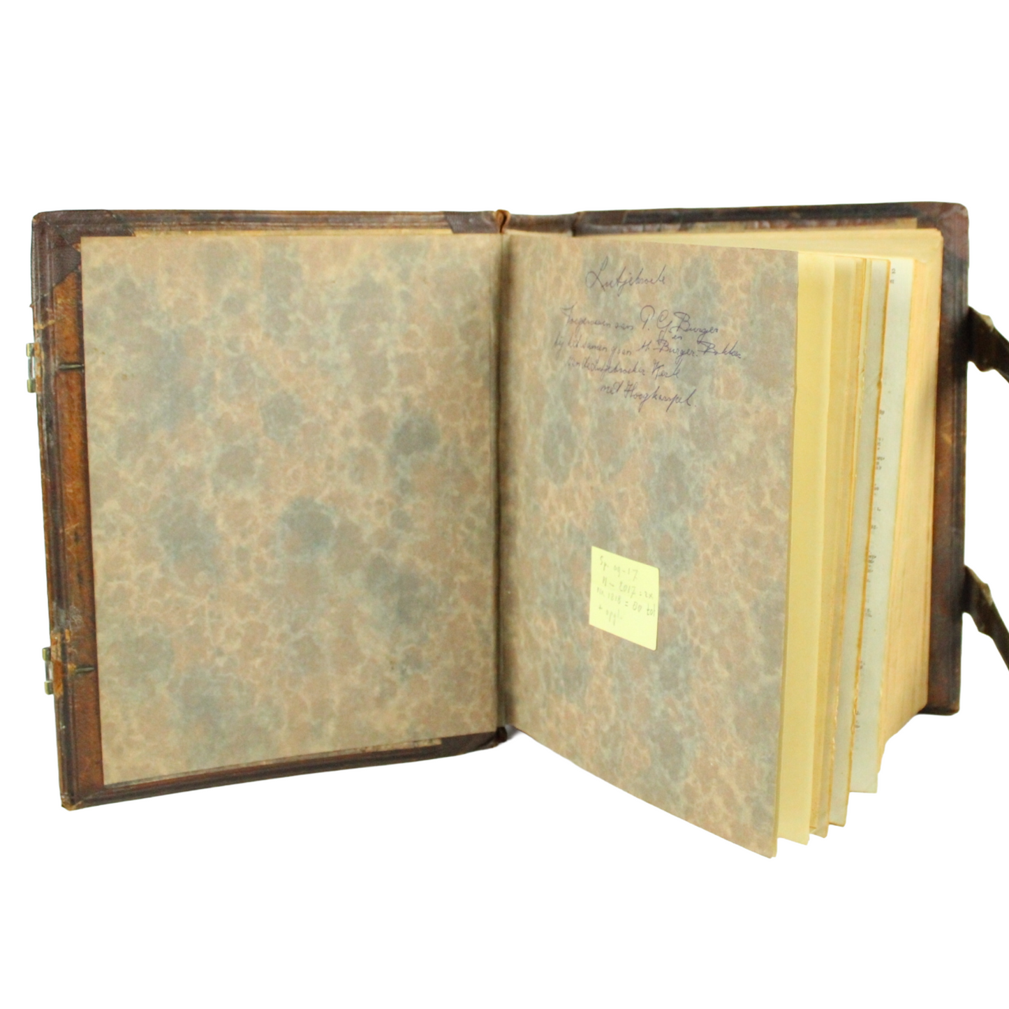 Antique Dutch Church Bible / Church Register – “Kerk Lutjebroek 1874”