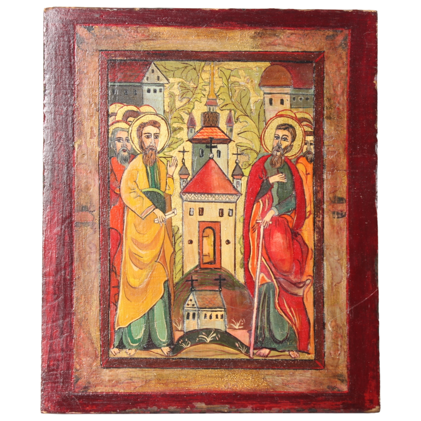 Religious Panel with Two Saints – Carlo Vitale, 1994