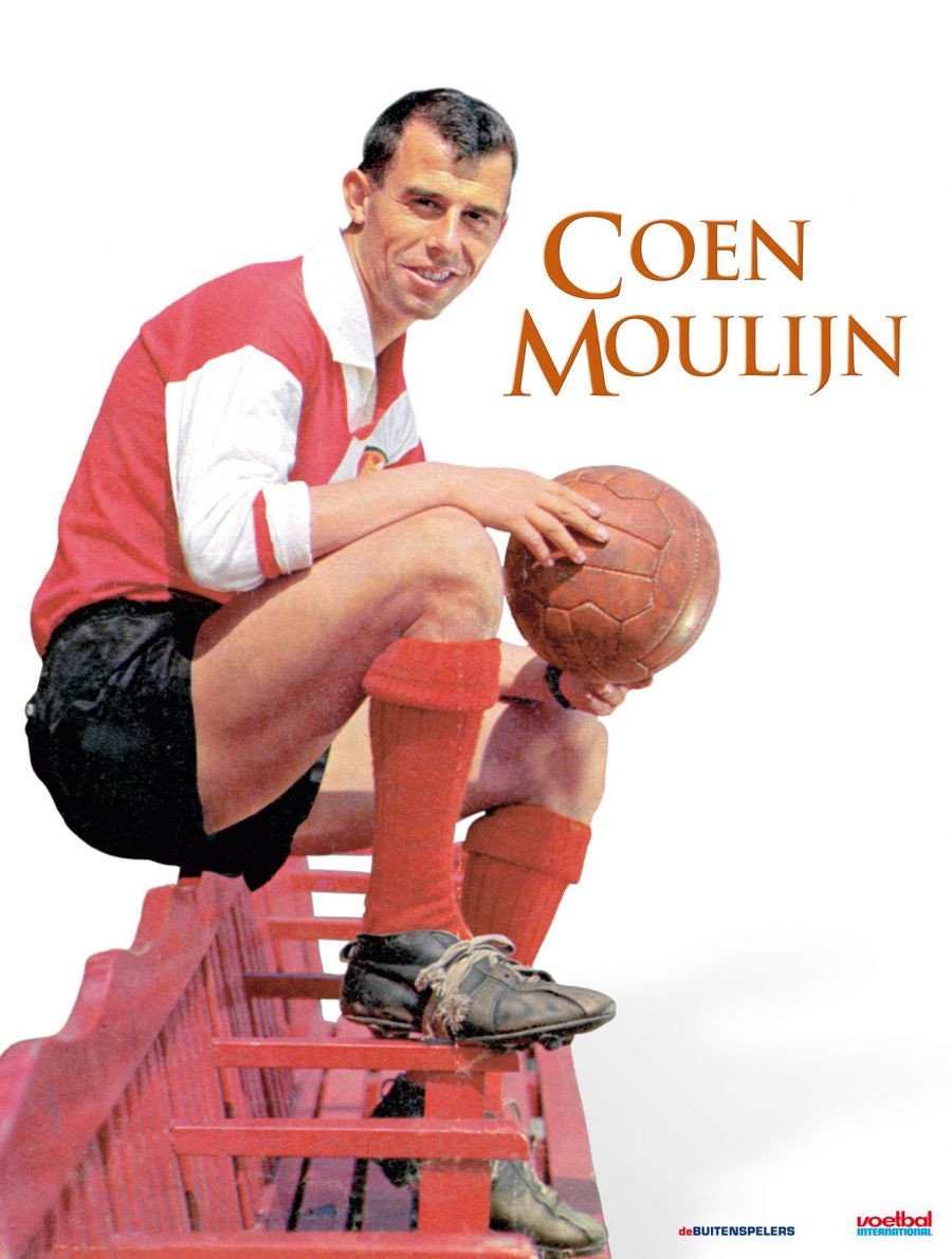 Beeldje bekende Nederlandse voetballer Coen Moulijn - Vintage - Feyenoord - Vaderdag - Uniek