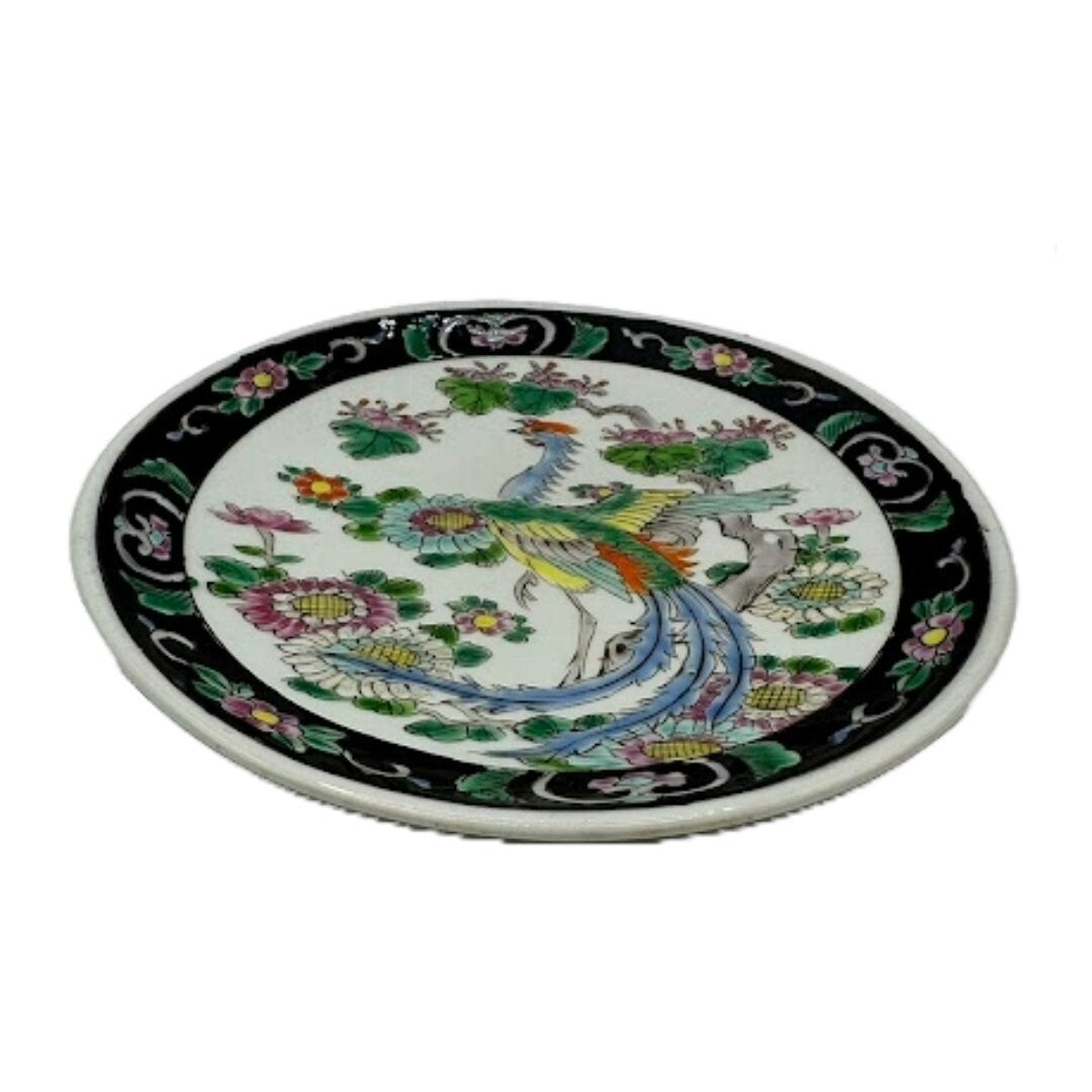 Prachtig Japans Decoratief Bord uit de Jaren 20 - Een Stukje Bewaarde Geschiedenis!
