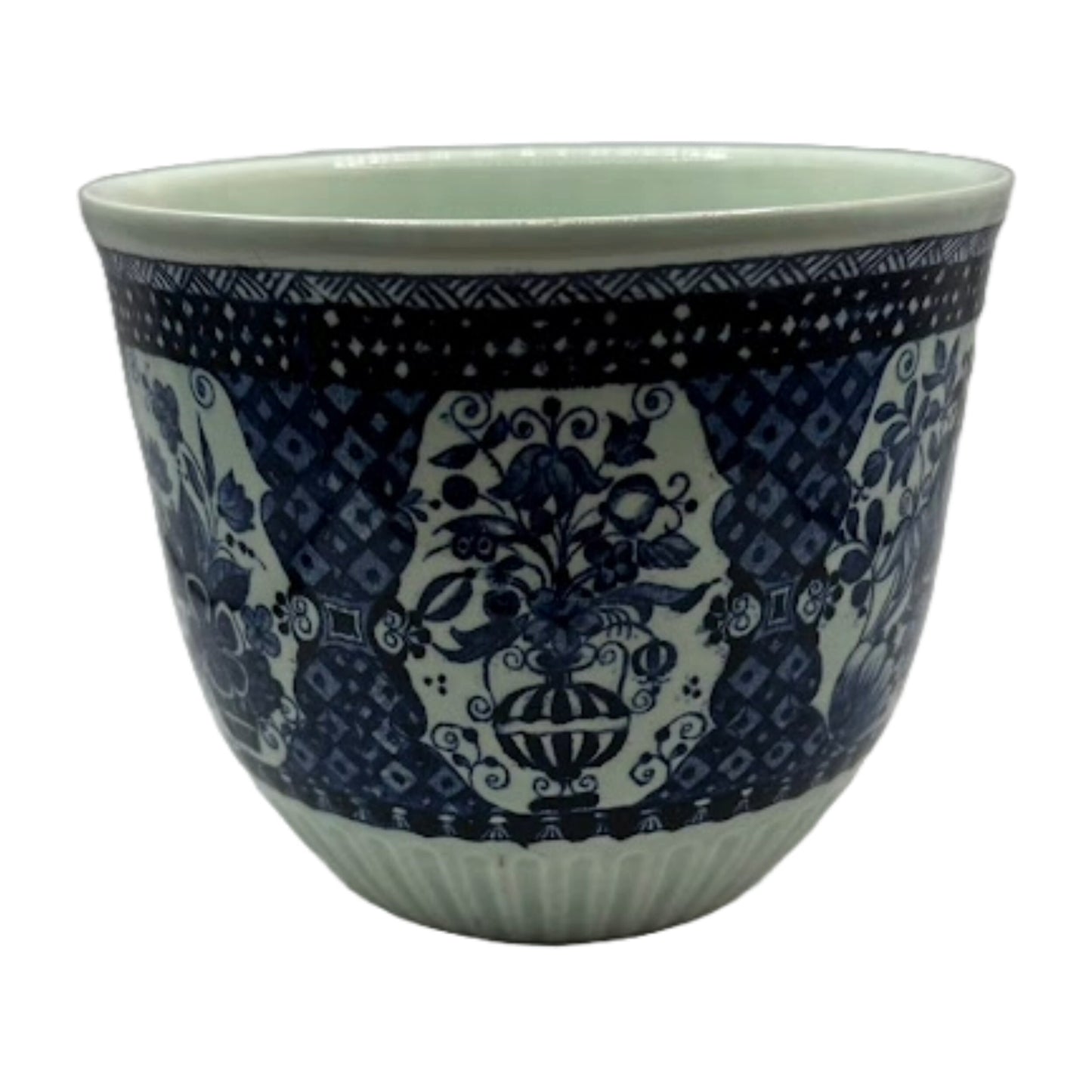 Hand-Painted Delft Blue Flower Pot – Authentic Dutch Pottery