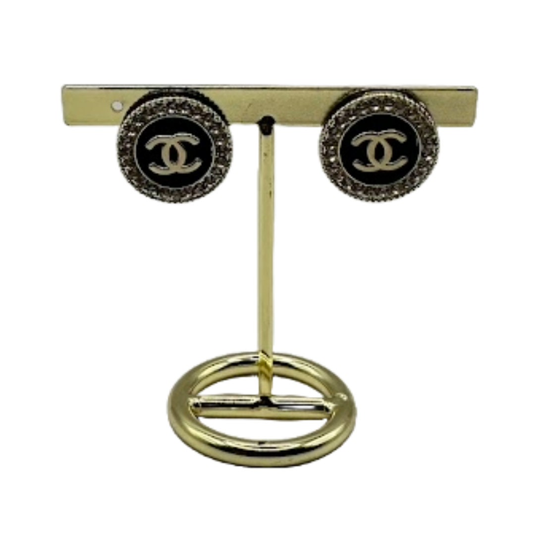 Timeless Elegance: Beautiful Vintage Chanel Stud Earrings