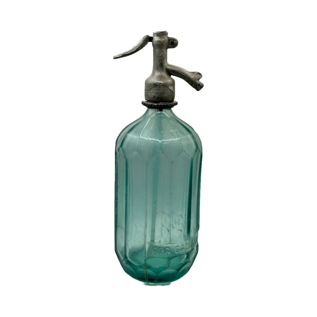 Set van 2 Kleurrijke Sifon Soda Spuitflessen - Levendige Decoratie voor Woonkamer of Mancave!