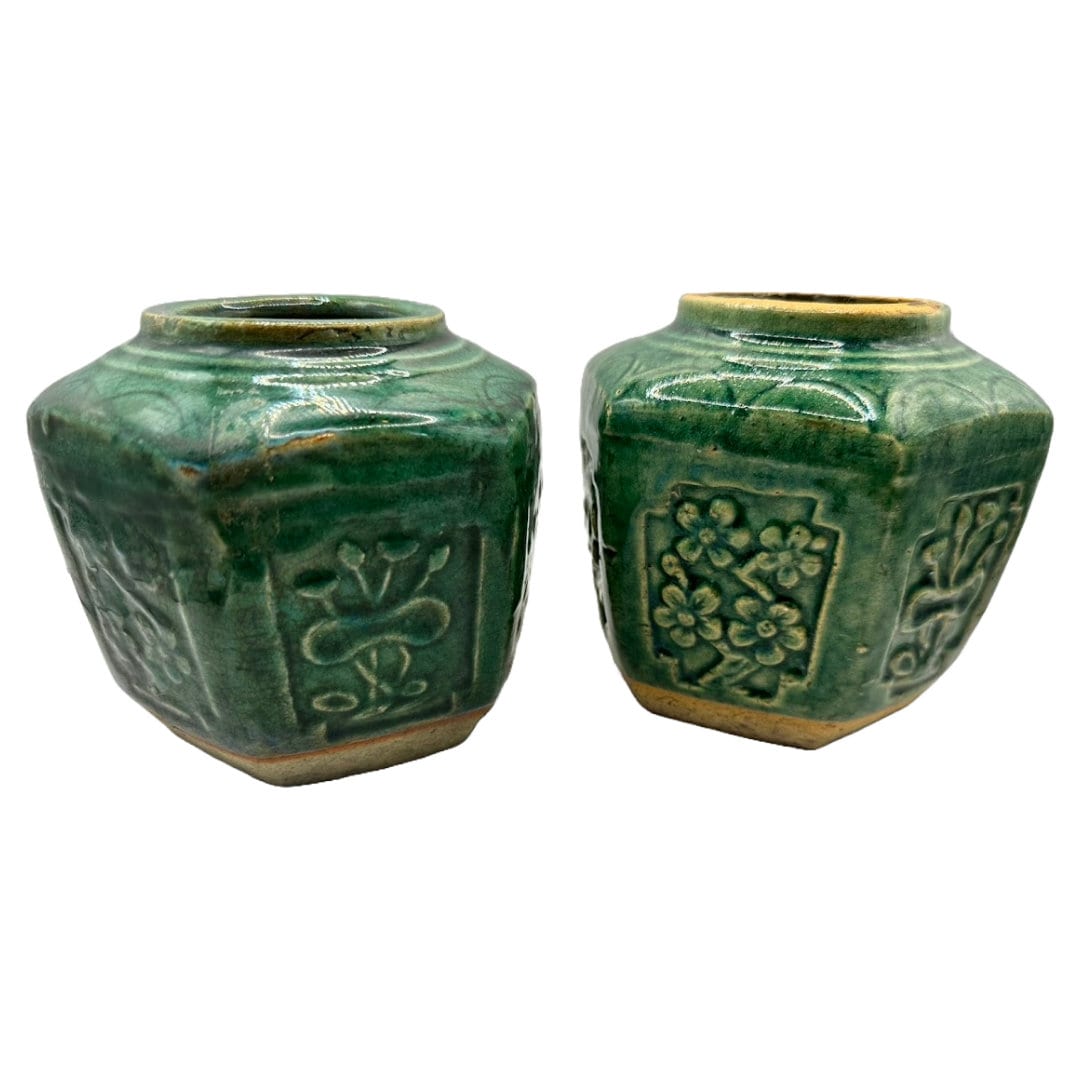 Beautiful Hexagonal Chinese Ginger Jars - Traditional Beauty for your Interior!