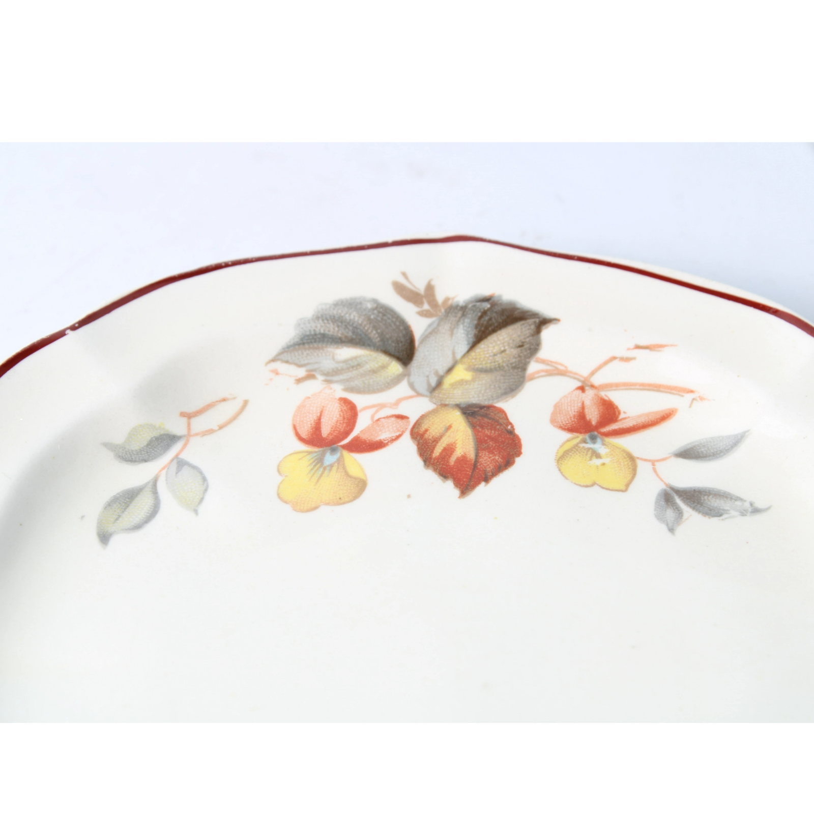 Vintage Floral Dinnerware Set | Société Céramique Maastricht | Handmade Dutch
