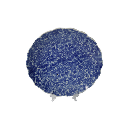 Antique Japanese Blue and White Porcelain Bowl | 19th-Century Arita Style |