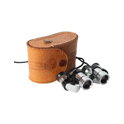 Vintage Asahi Pentax 6x15 Binoculars with Leather Case | Compact Opera Glasses