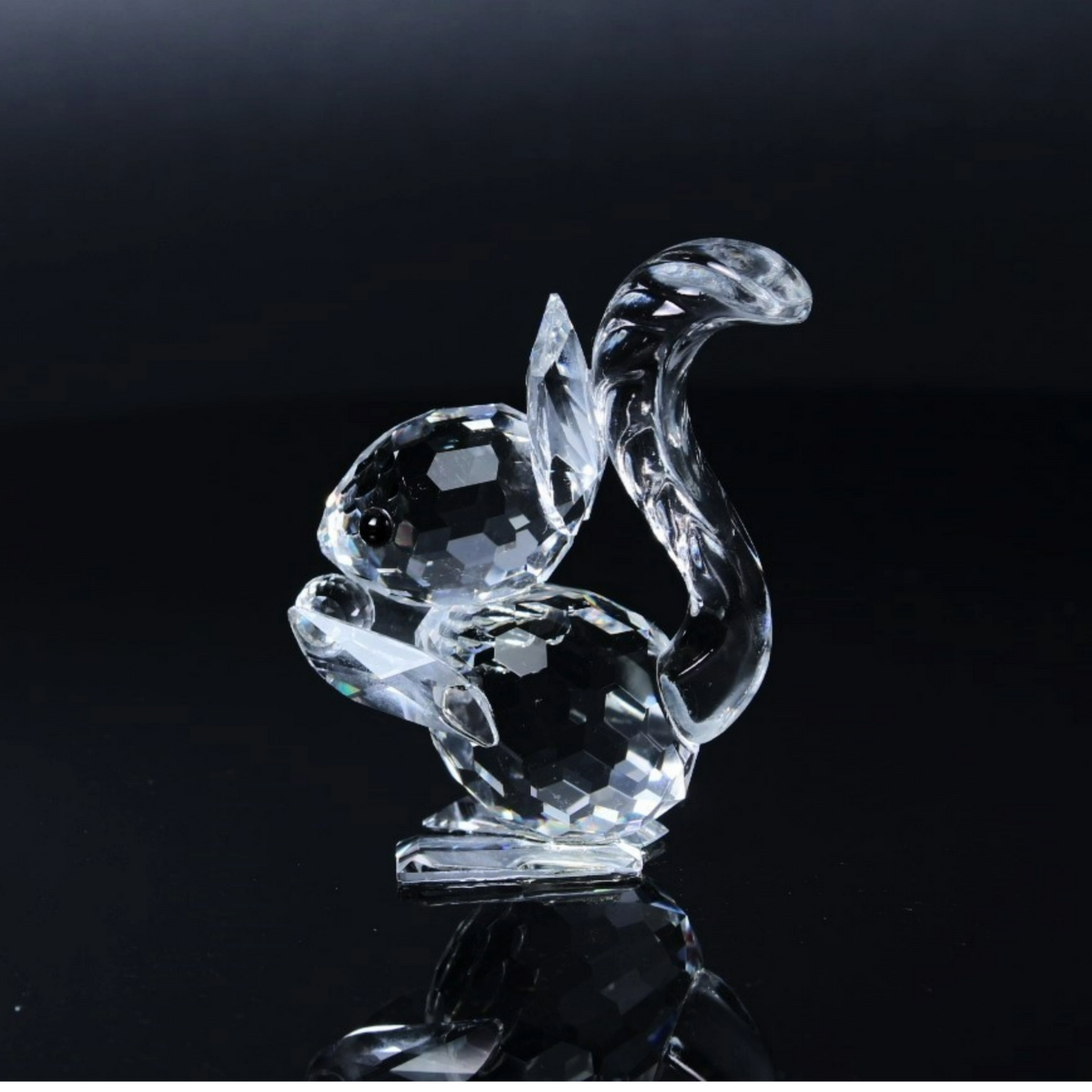 Swarovski Squirrel with Nut - Beautiful Crystal Figurine from Austria
