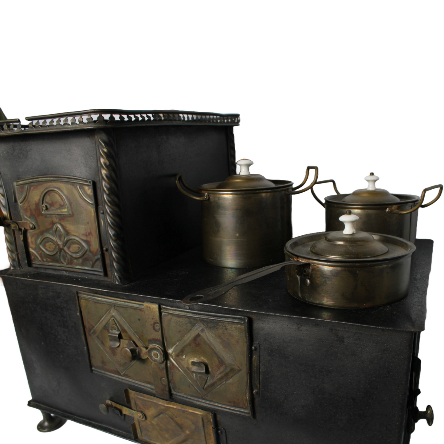 Antique Miniature Toy Stove ca. 1890–1915 | Height 45 cm / 17.7 inch |