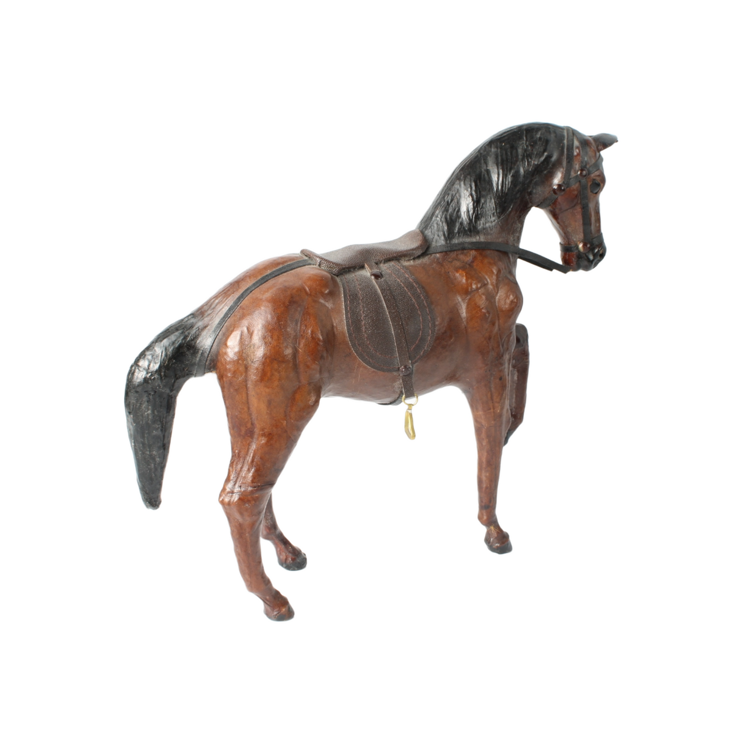 Rare Vintage Leather Horse - Handmade Collectors Item