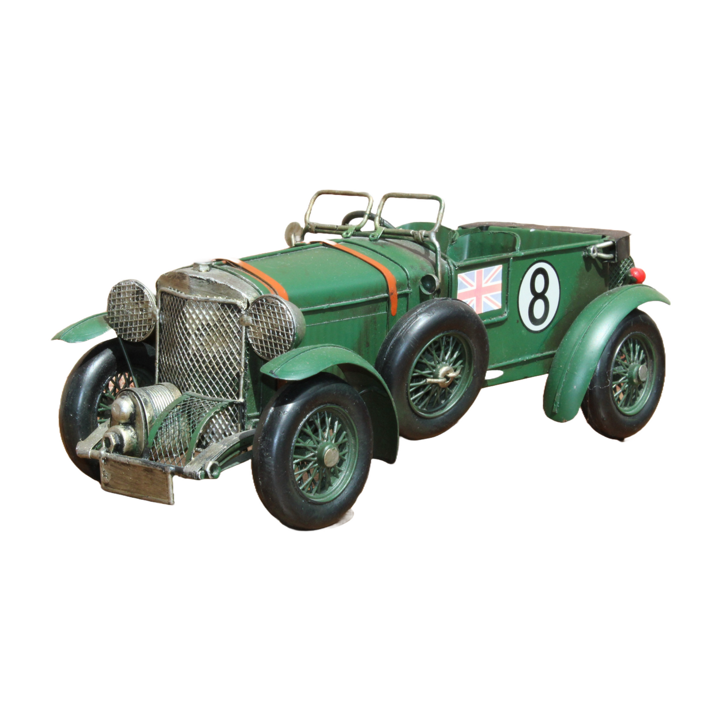 Highly Decorative Metal English Model Car (Bentley or Bugatti Re-make)!