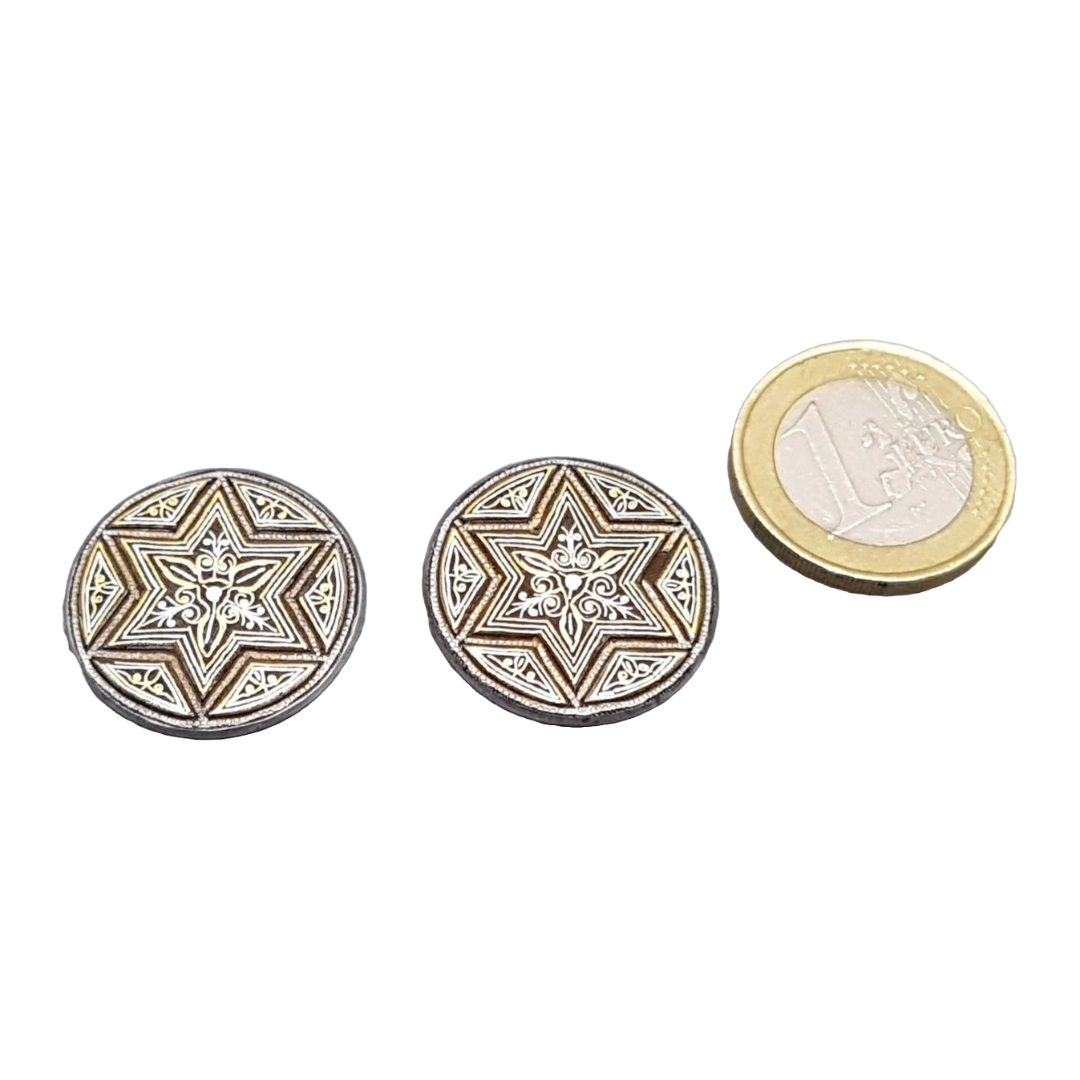 Rare Art Deco Cufflinks ca. 1925 in Original Box by W. Wray Birmingham