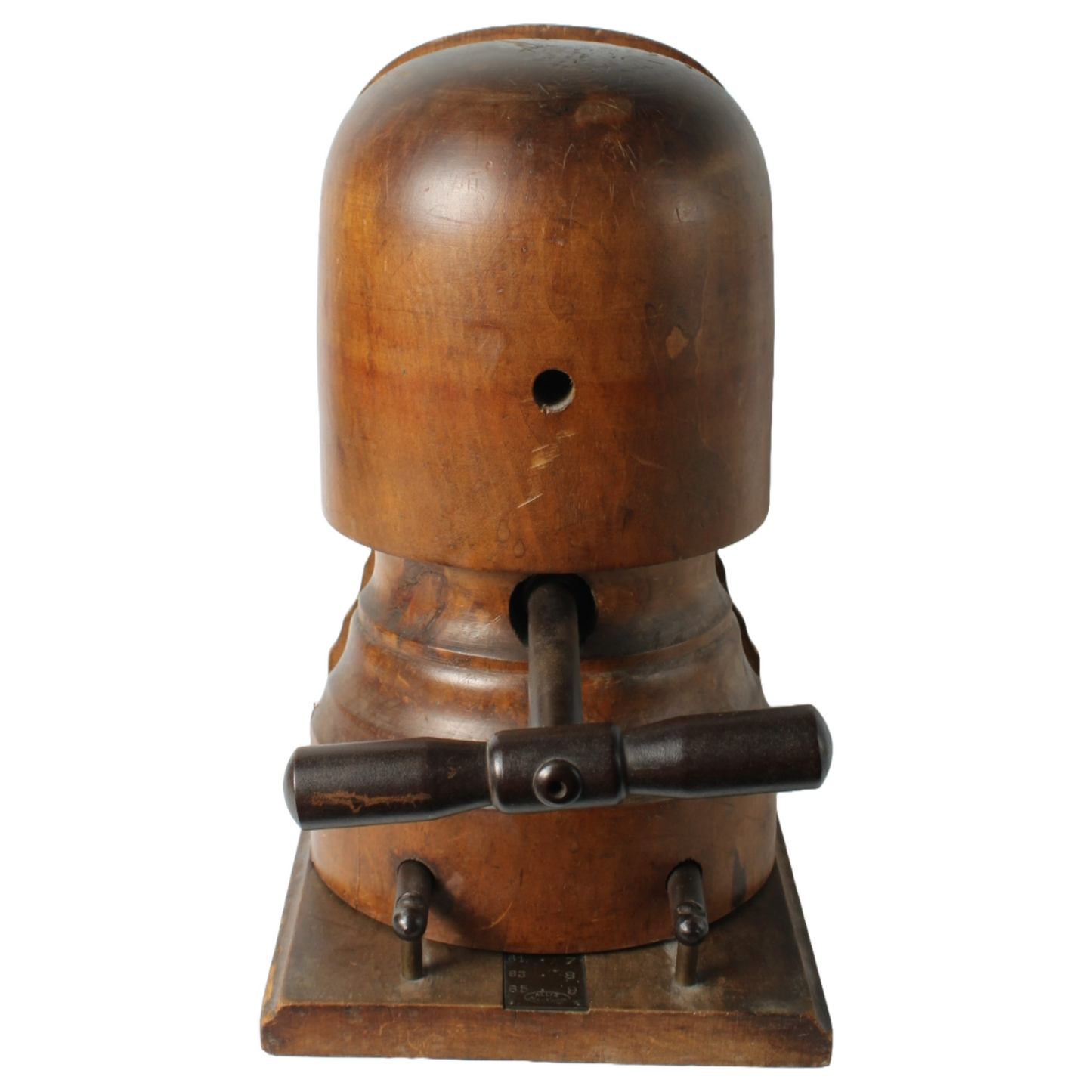 Antique Brown Bowler Hat (Size 60) and Hat Stretcher – Wegener & Allie Maillard