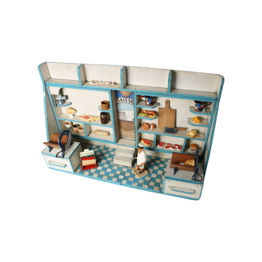 Rare Antique Miniature Butcher Shop from 1920–1950 | Diorama Toy Store