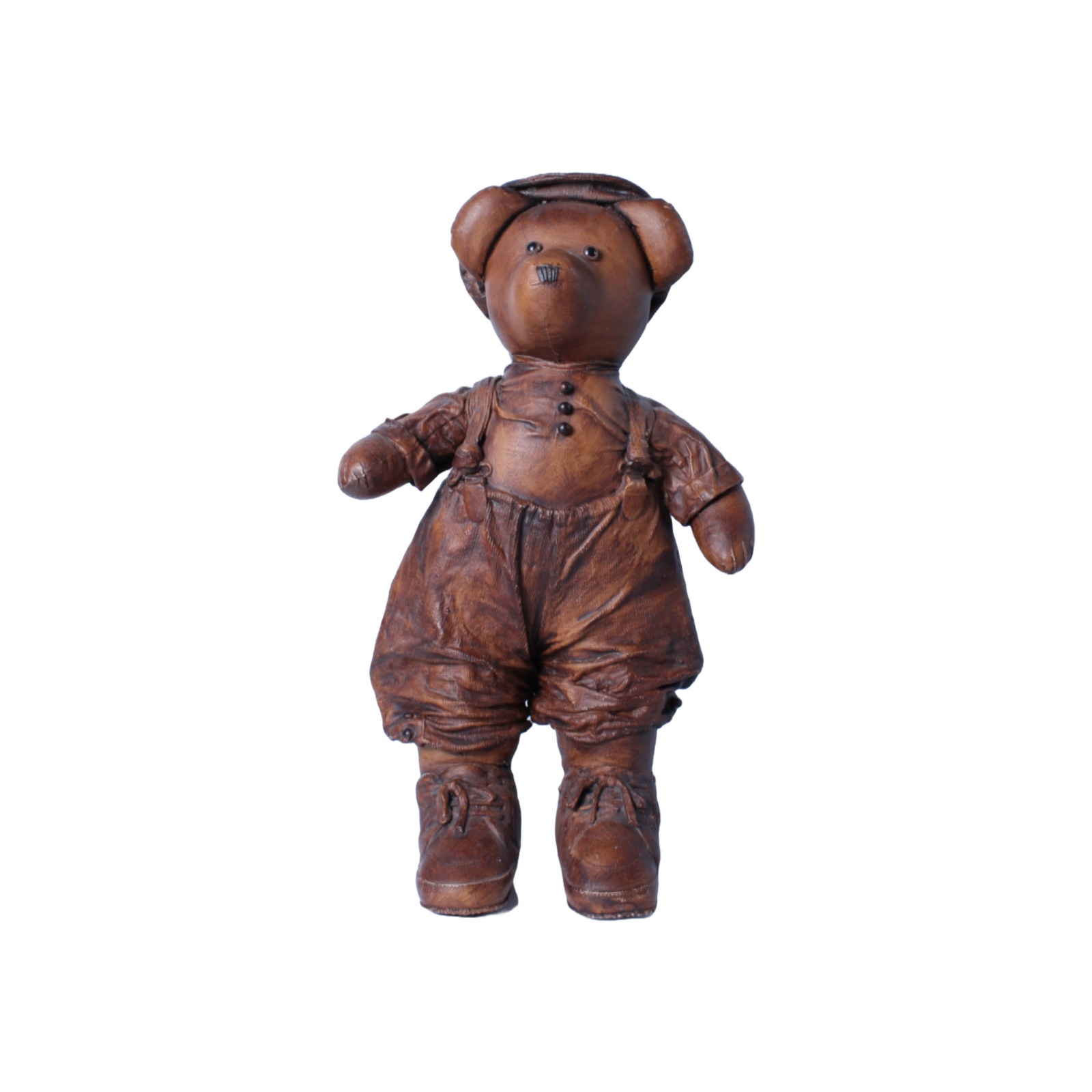 Bronze-Colored Teddy Bear - Handmade in England - 48 cm Tall