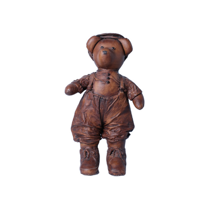 Bronze-Colored Teddy Bear - Handmade in England - 48 cm Tall