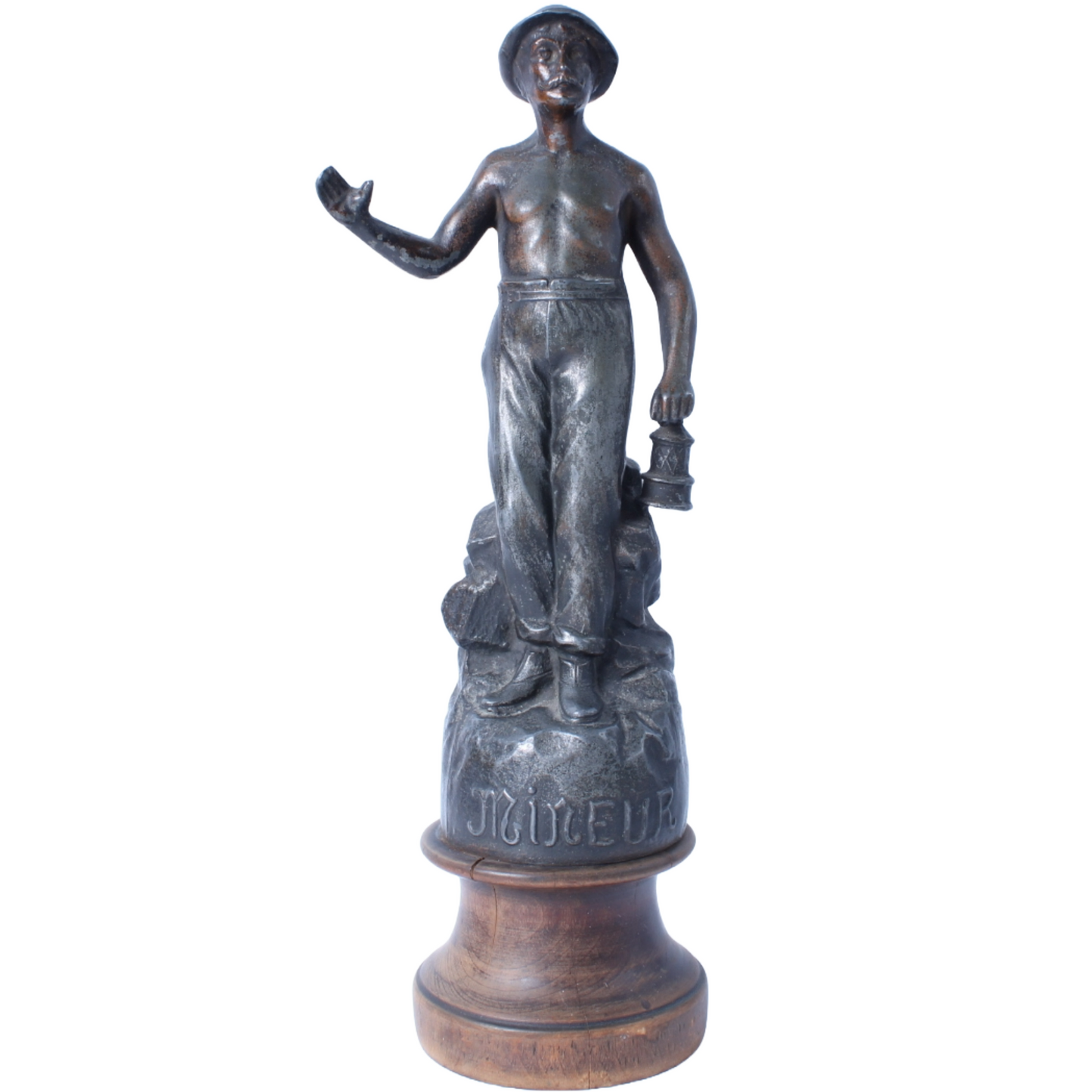 Le Mineur - Beautiful Handcrafted Antique Bronze Sculpture - The Miner