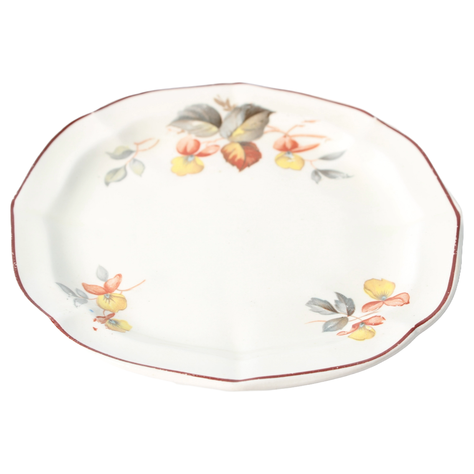 Vintage Floral Dinnerware Set | Société Céramique Maastricht | Handmade Dutch