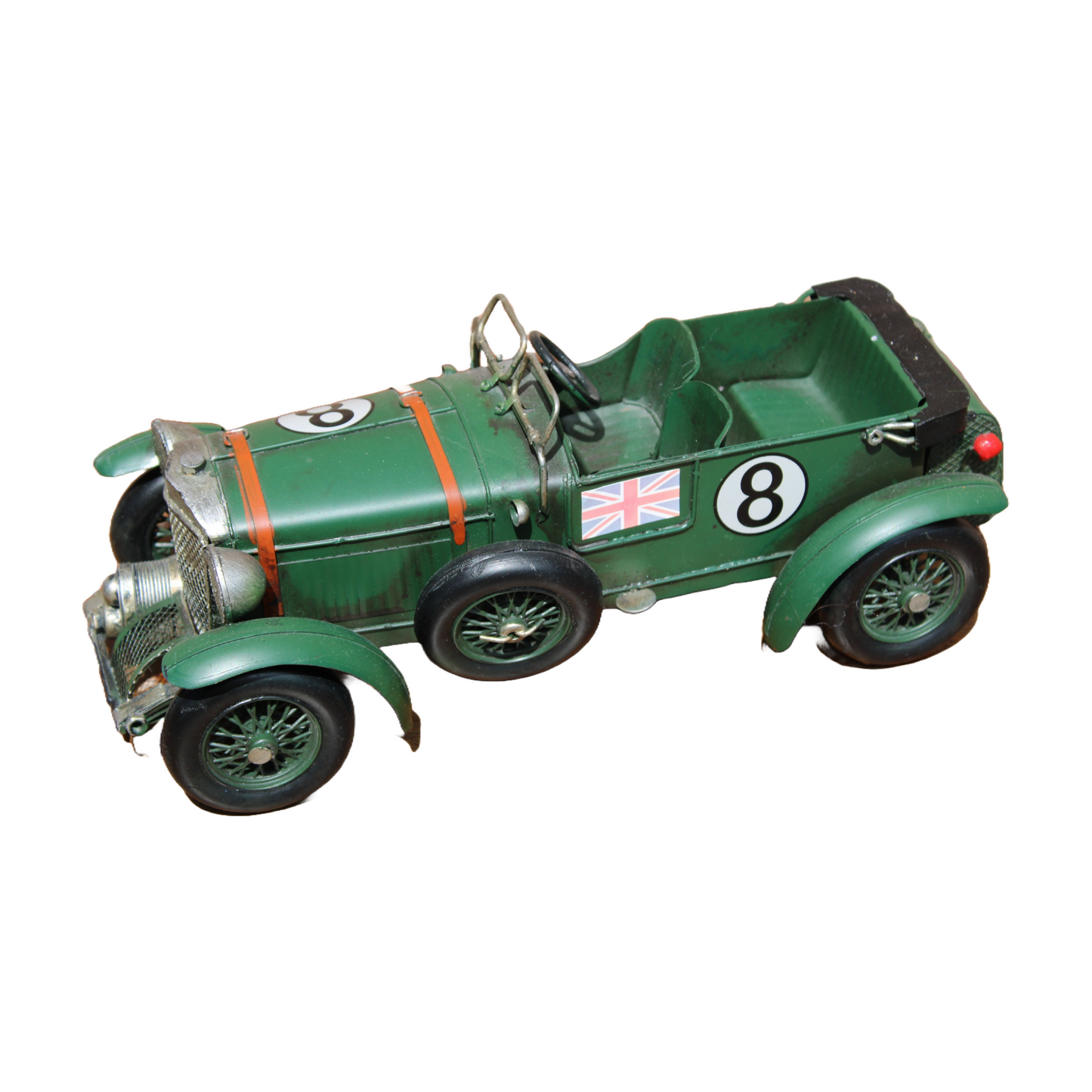 Highly Decorative Metal English Model Car (Bentley or Bugatti Re-make)!
