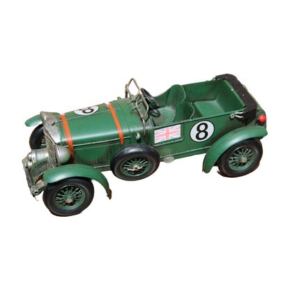 Highly Decorative Metal English Model Car (Bentley or Bugatti Re-make)!