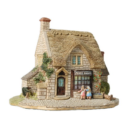 Lilliput Lane "Penny Sweets" 1992 Village Shop Handmade UK Miniature Collectible