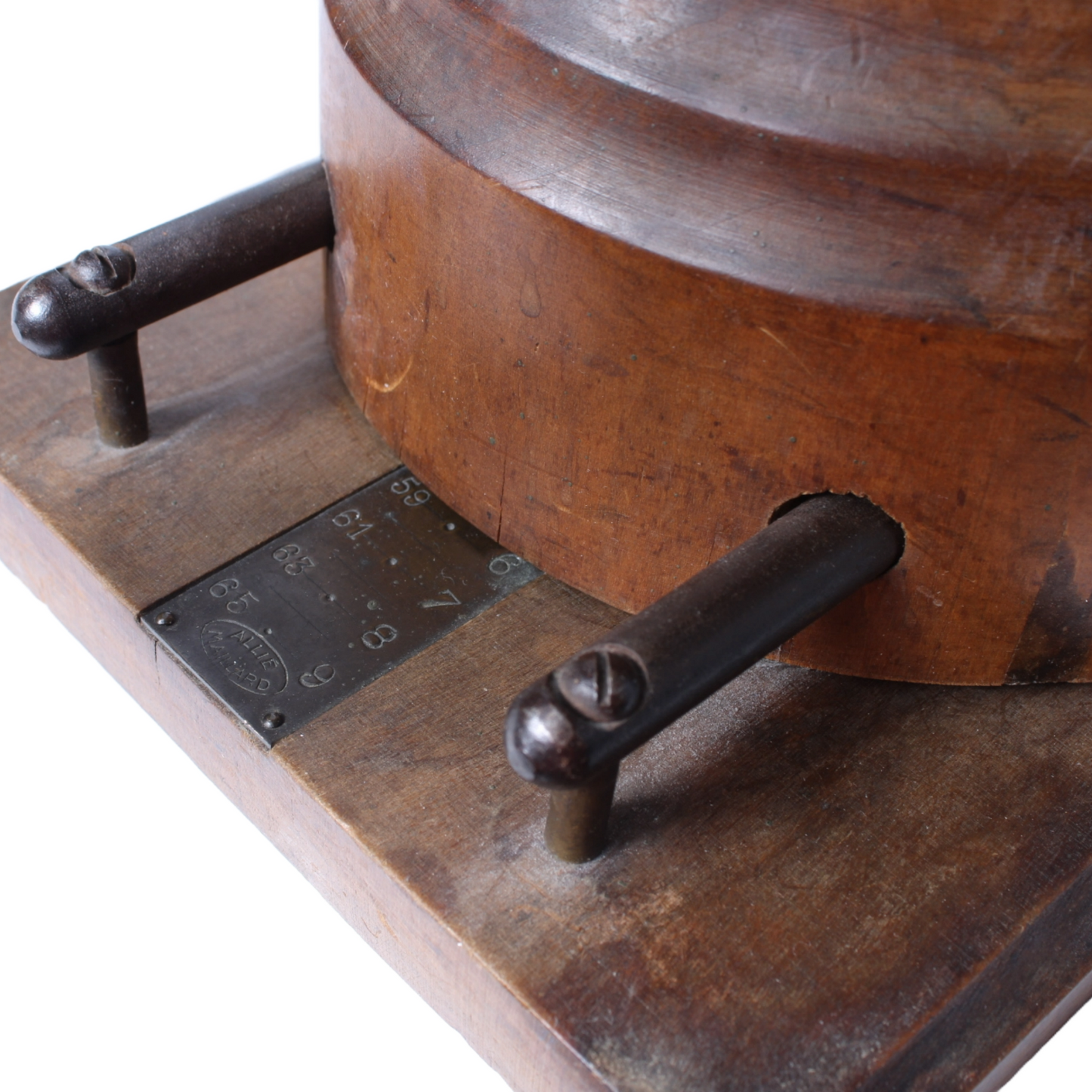 Antique Brown Bowler Hat (Size 60) and Hat Stretcher – Wegener & Allie Maillard
