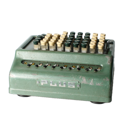 Vintage Mechanical Calculator | Bell Punch "PLUS" Rapid Adder | Model 509/C |