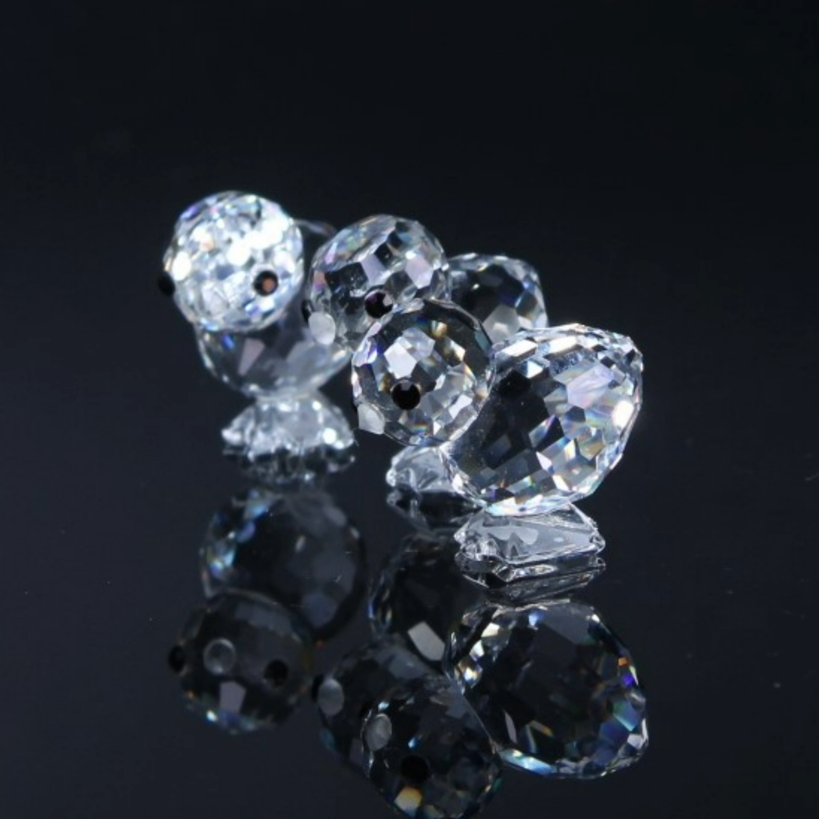 Set of 3 Swarovski Chicks - Perfect Condition with Original Box and Certificate