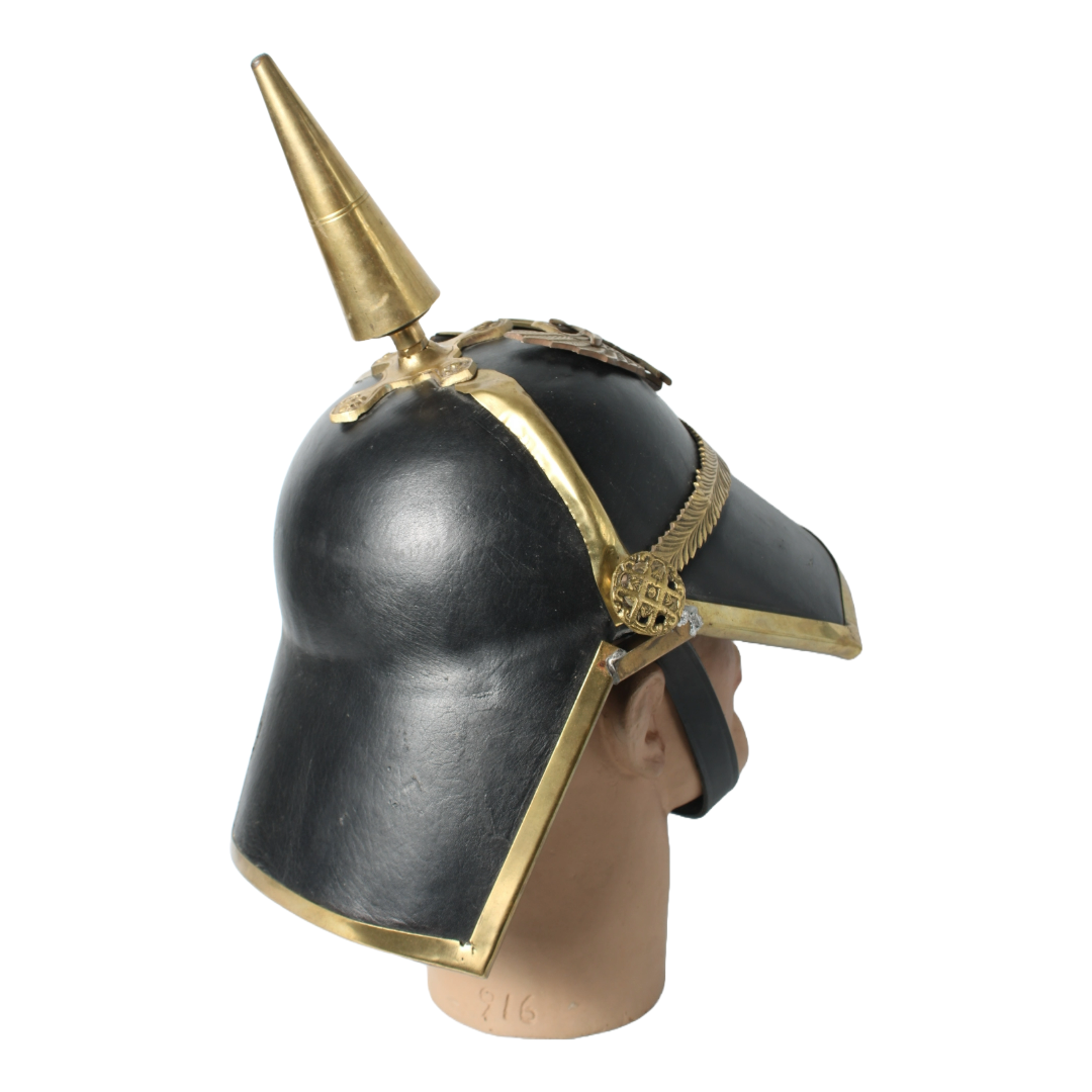 Replica Habsburg Pickelhaube – ceremonial spiked helmet with double-headed eagle
