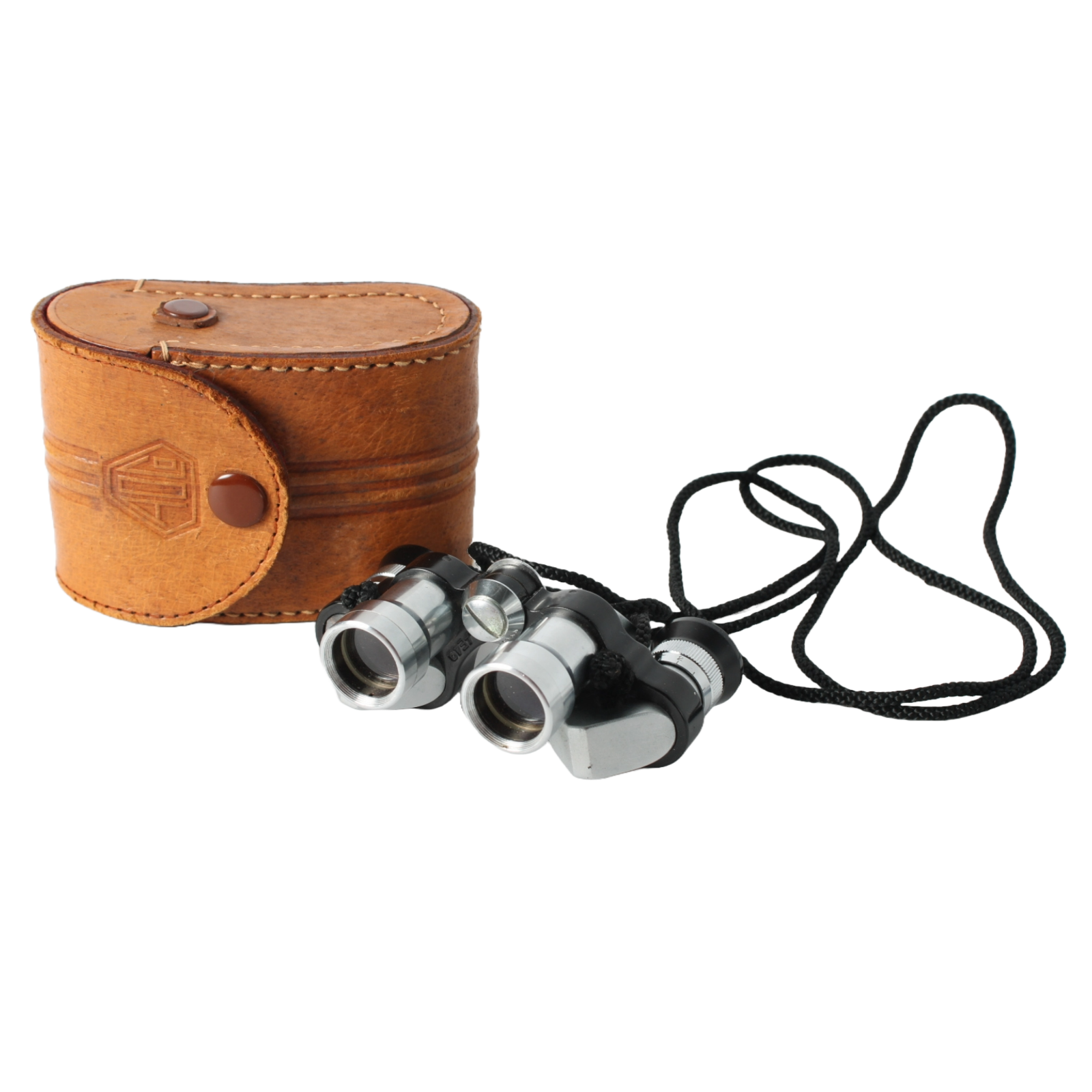 Vintage Asahi Pentax 6x15 Binoculars with Leather Case | Compact Opera Glasses