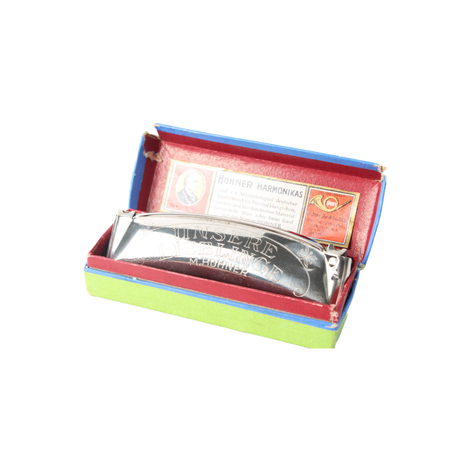 Vintage Hohner Harmonica – "Unsere Lieblinge"