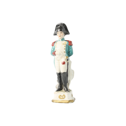 Hand-Painted Porcelain Figurine of Napoleon Bonaparte, Circa 1930-1950