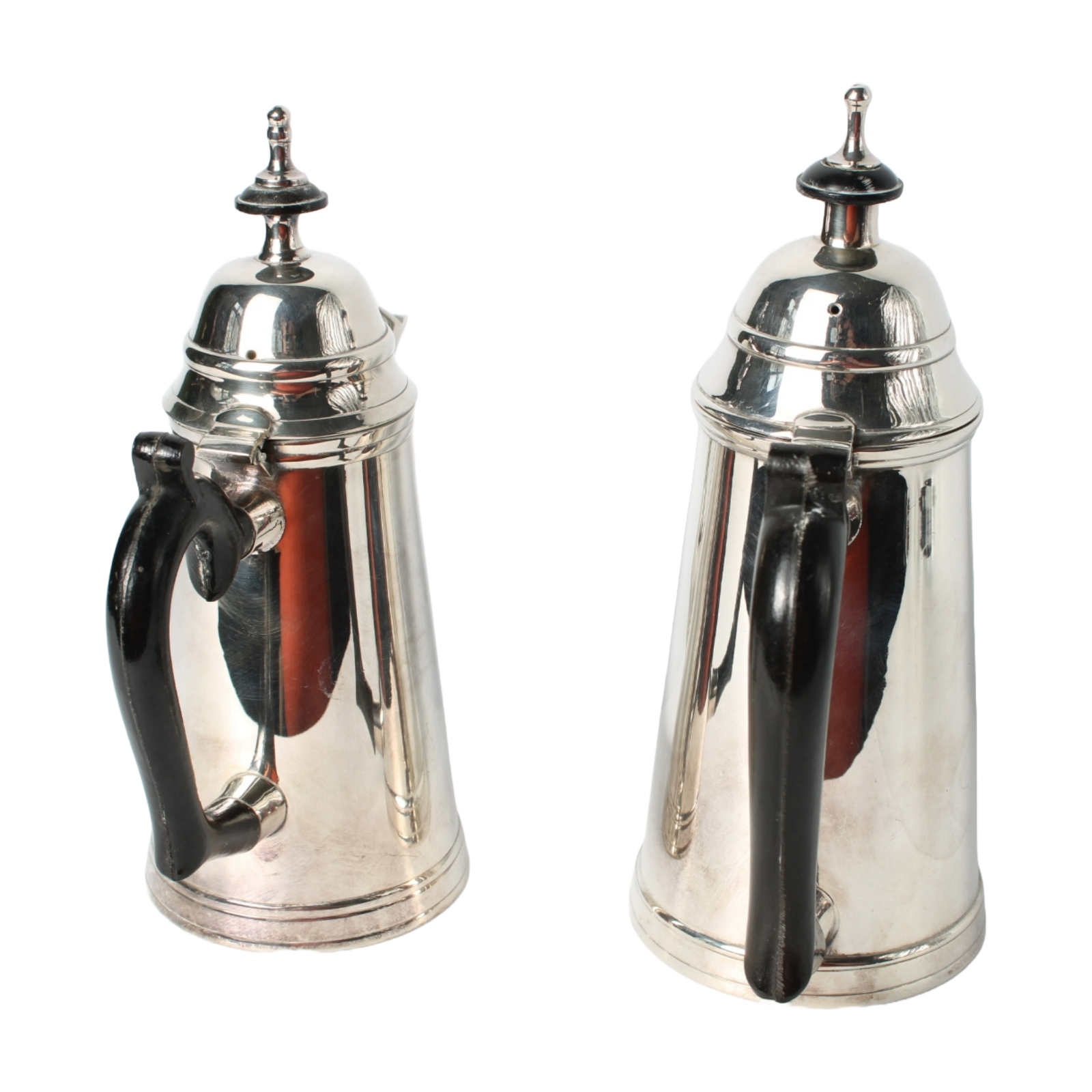 Elegant vintage silver-plated coffee pot set | Classic teapots | Antique coffee