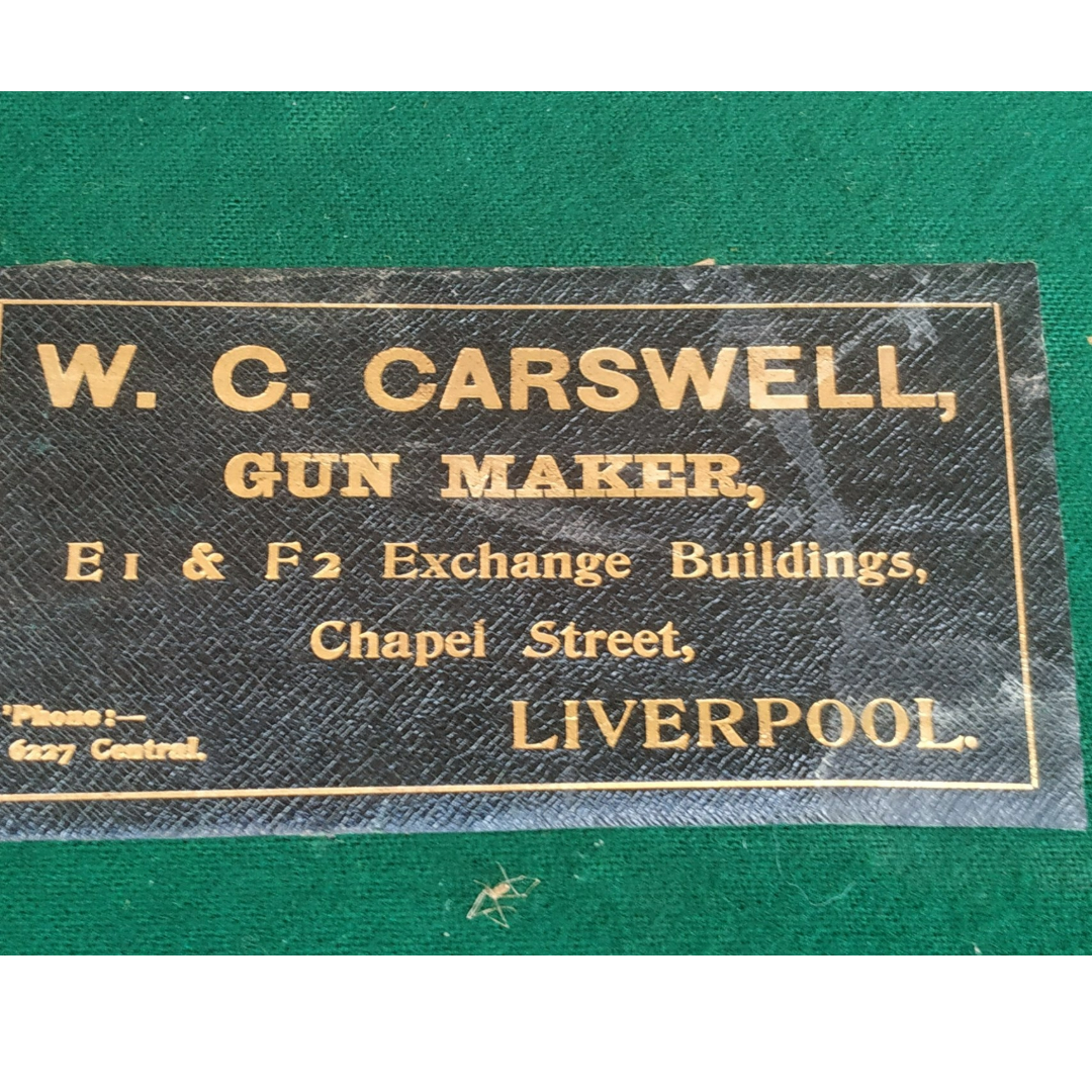 Authentic British Calfskin Gun Case | W.C. Carswell Liverpool | Circa 1930 |