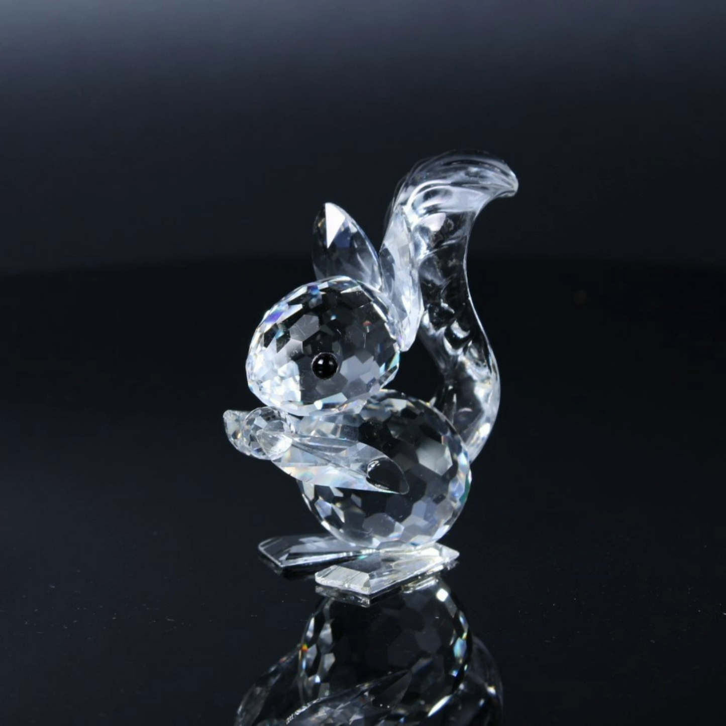 Swarovski Squirrel with Nut - Beautiful Crystal Figurine from Austria