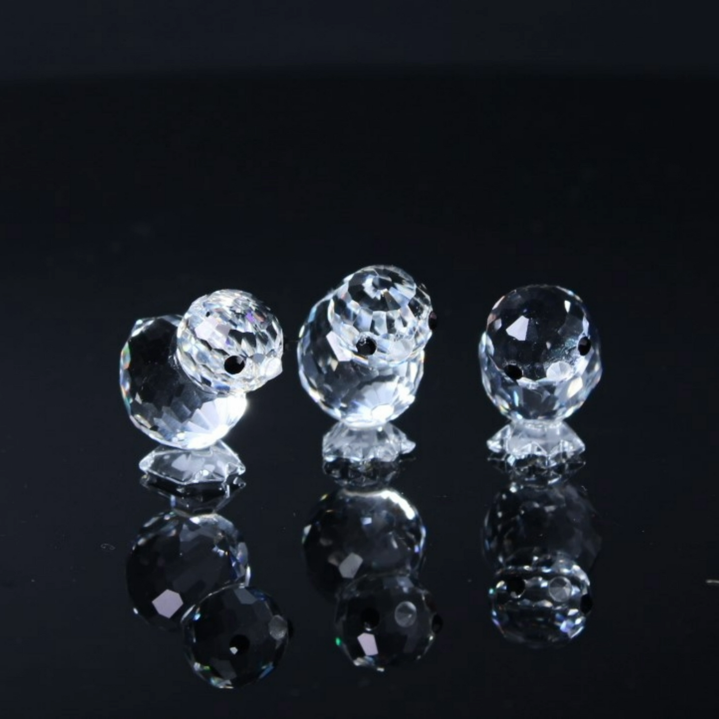 Set of 3 Swarovski Chicks - Perfect Condition with Original Box and Certificate