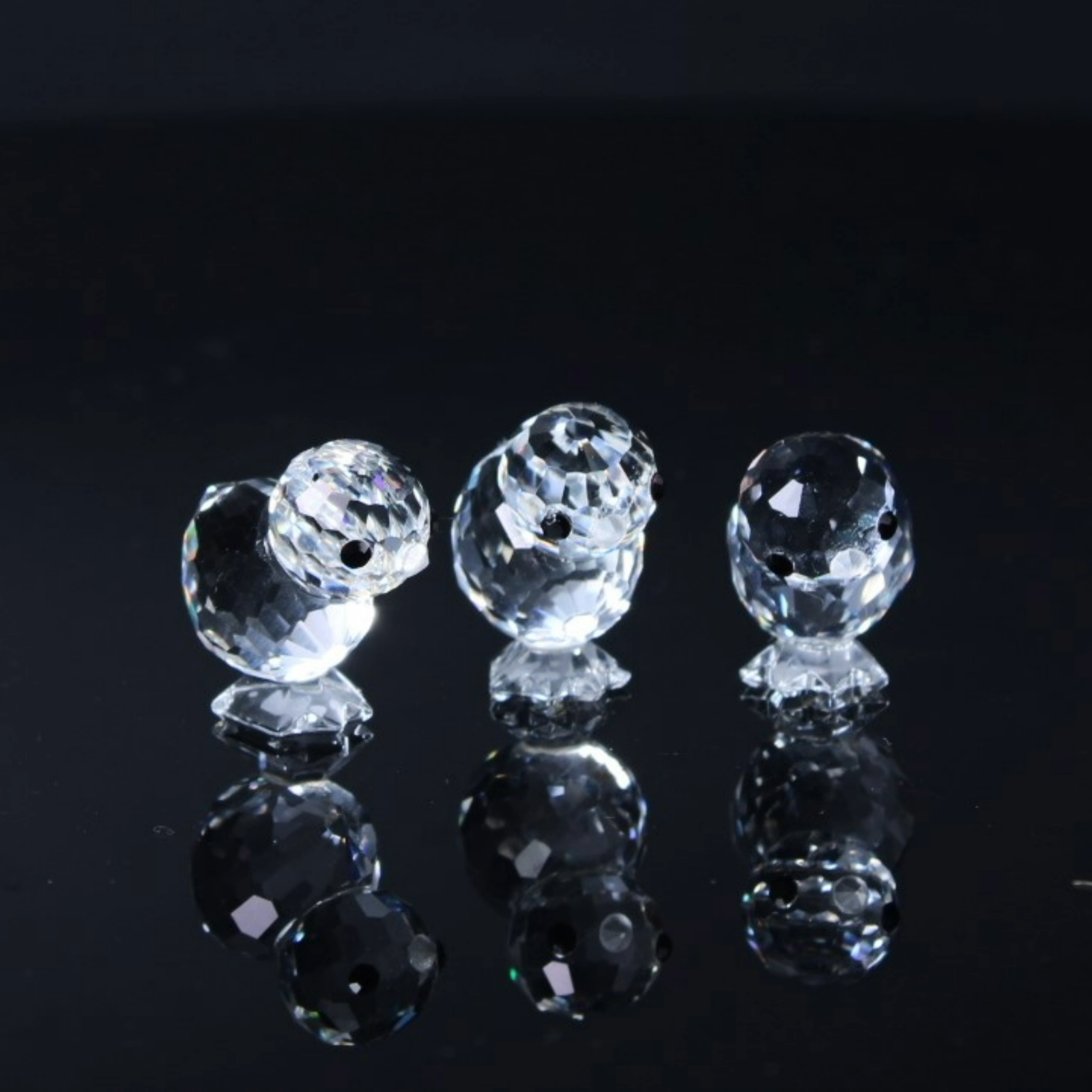 Set of 3 Swarovski Chicks - Perfect Condition with Original Box and Certificate