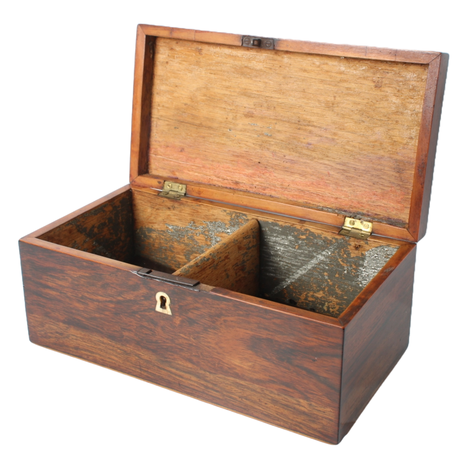 Antique Dutch Tobacco Box – 19th Century – Rosewood with Inlay