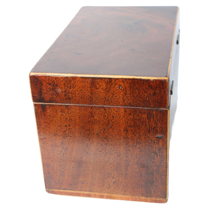Antique Wooden Tea or Tobacco Box | Late 18th - Early 19th Century