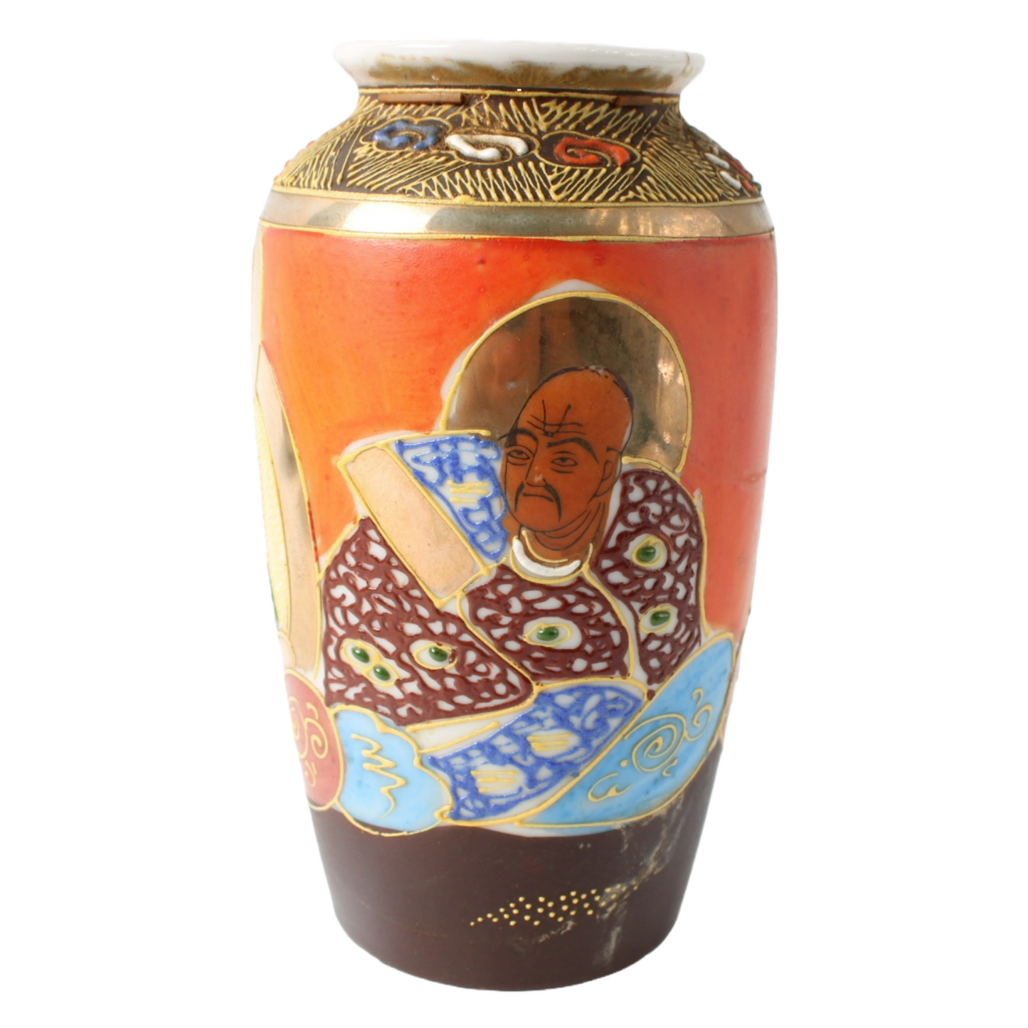 Rare Hand-Painted Japanese Satsuma Sake Set