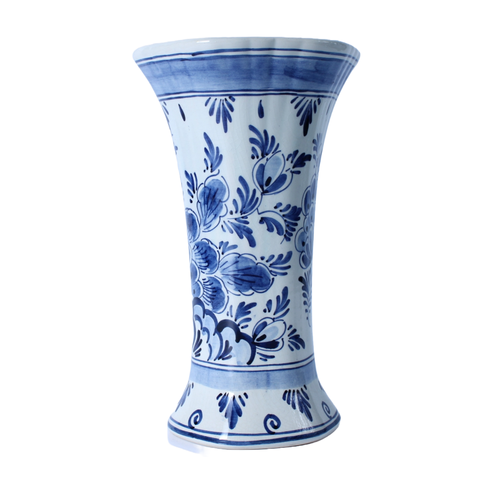 Beautiful Delft Blue Vase from the Early 1960s