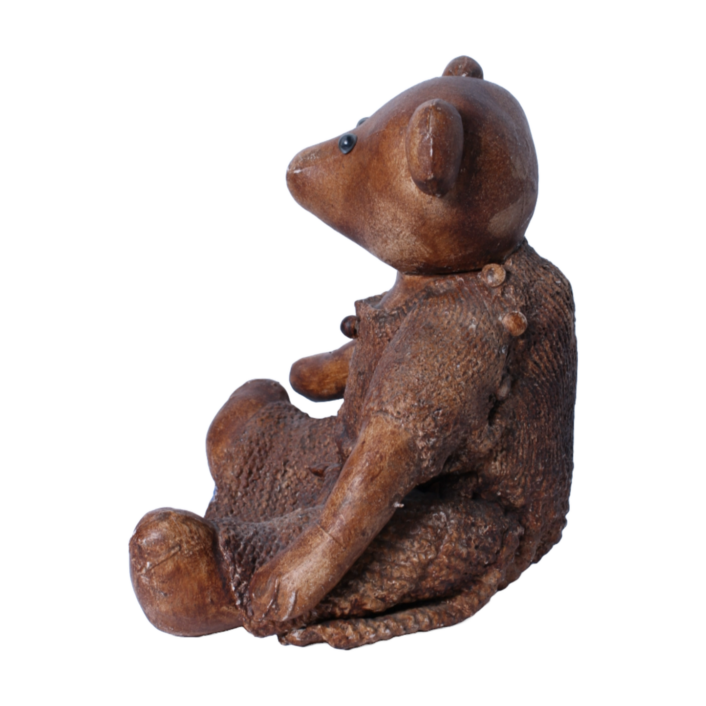 Bronze-Colored Teddy Bear - Handmade in England - Sitting 23 cm