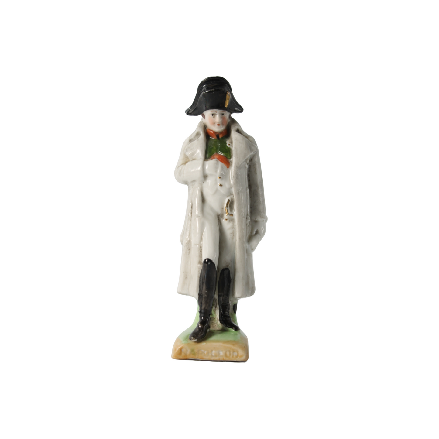 Antique Porcelain Napoleon Figurine by Kister Scheibe Alsbach, Germany, ca. 1900